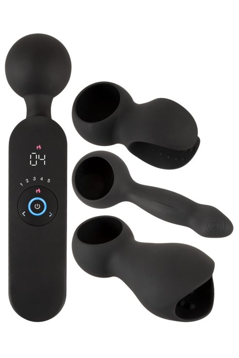 Vibromasazer Wand Vibrator with 3 Attachments