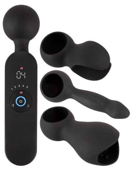 Vibromasazer Wand Vibrator with 3 Attachments