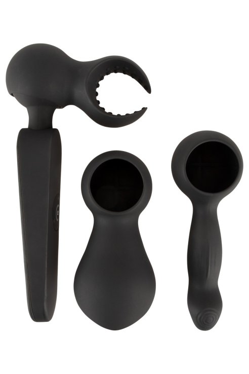 Vibromasazer Wand Vibrator with 3 Attachments