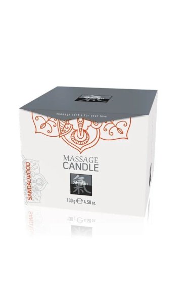 Massage Candle Red Wood