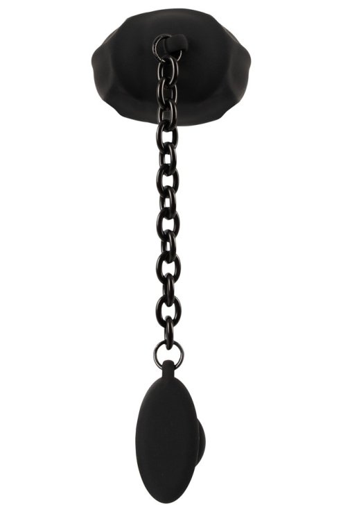 Black Velvets Cock & Ball Ring + Plug