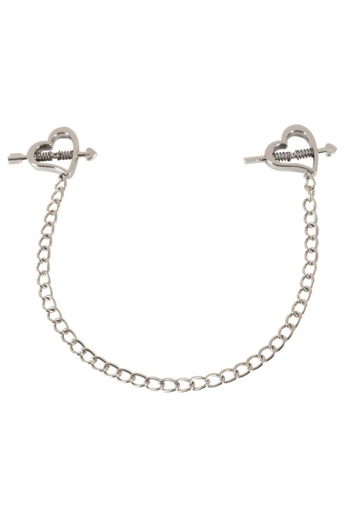 Heart shaped nipple clamps