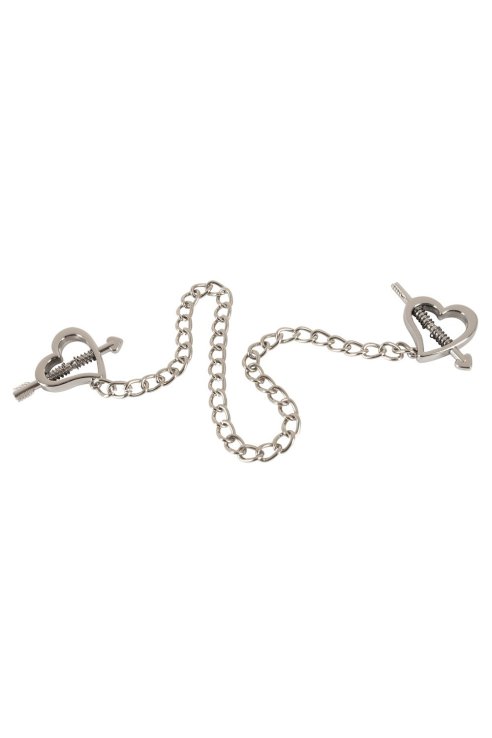 Heart shaped nipple clamps