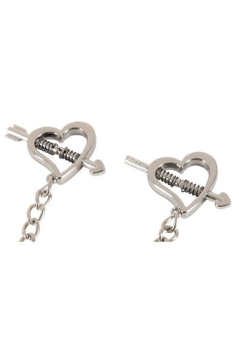 Heart shaped nipple clamps