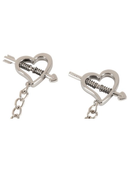 Heart shaped nipple clamps