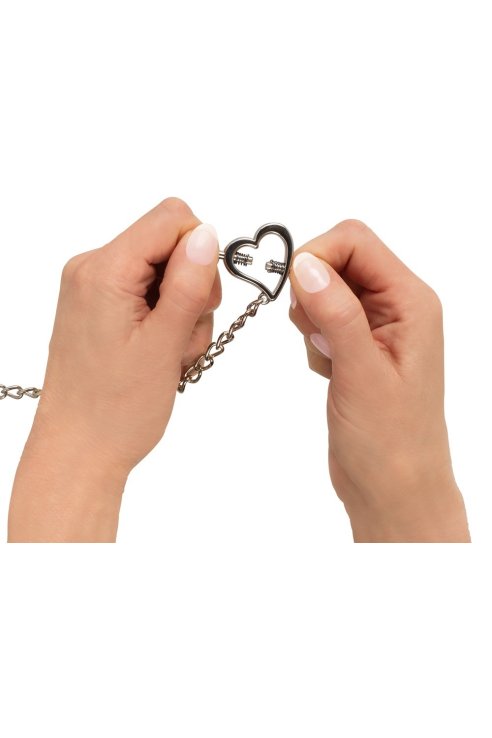 Heart shaped nipple clamps