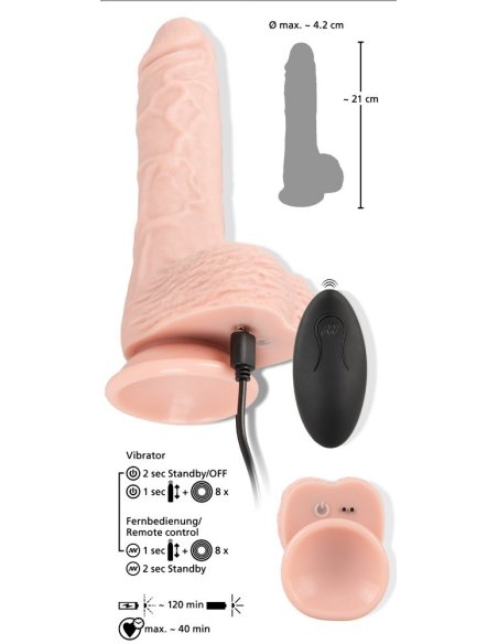 Vibrator Natural Thrusting Vibe