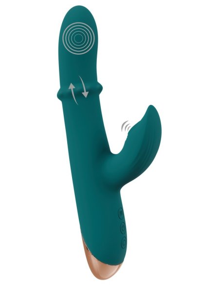 Vibrator Thumping Rabbit Vibrator with Moving Ring