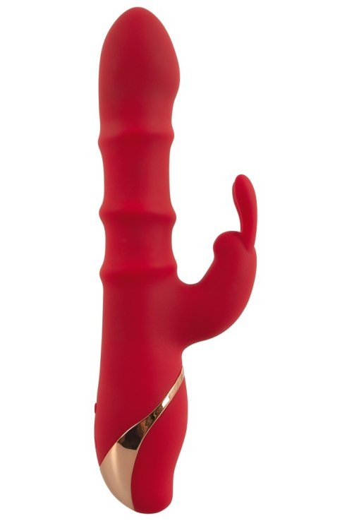 Вибратор Thumping Rabbit Vibrator with Moving Ring