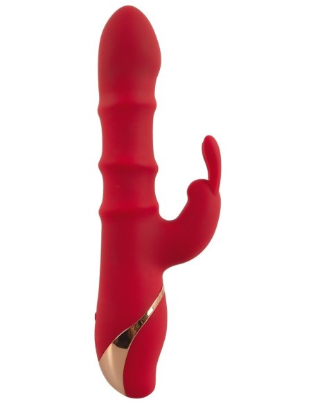 Вибратор Thumping Rabbit Vibrator with Moving Ring