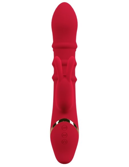 Вибратор Thumping Rabbit Vibrator with Moving Ring