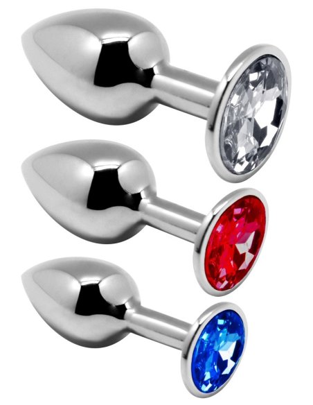 Butt Plug Set with a Leash