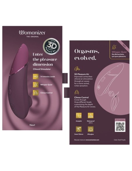 Vacuum clitoris massager womanizer Womanizer Next DPur
