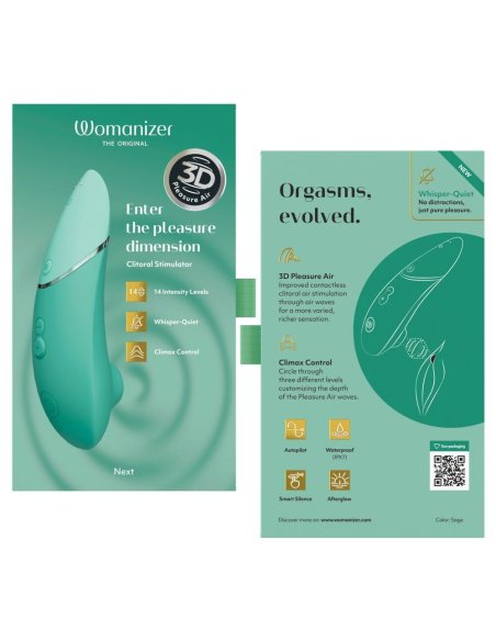 Vacuum clitoris massager Womanizer Next Sage