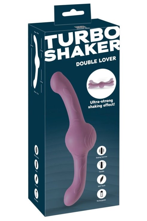 Vibrating Strapless Turbo Shaker Double Lover