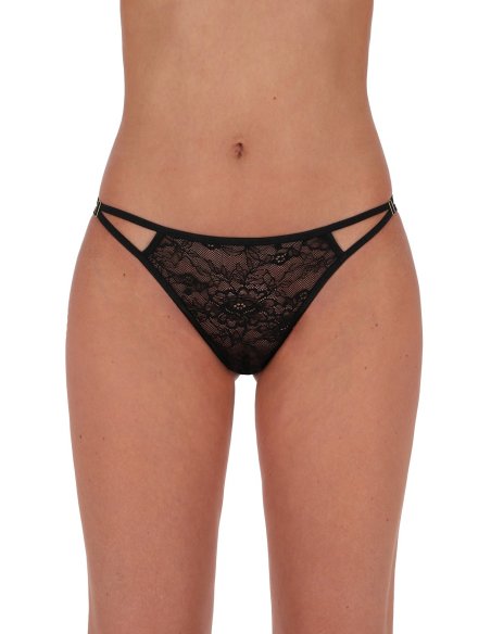 Трусики FELICITA THONG black S/M - Passion