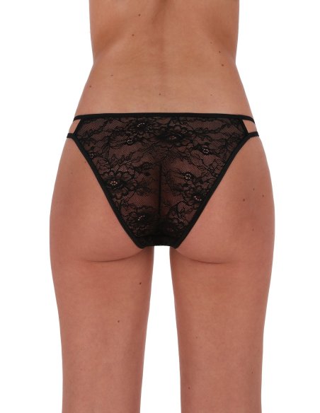 Трусики FELICITA THONG black S/M - Passion