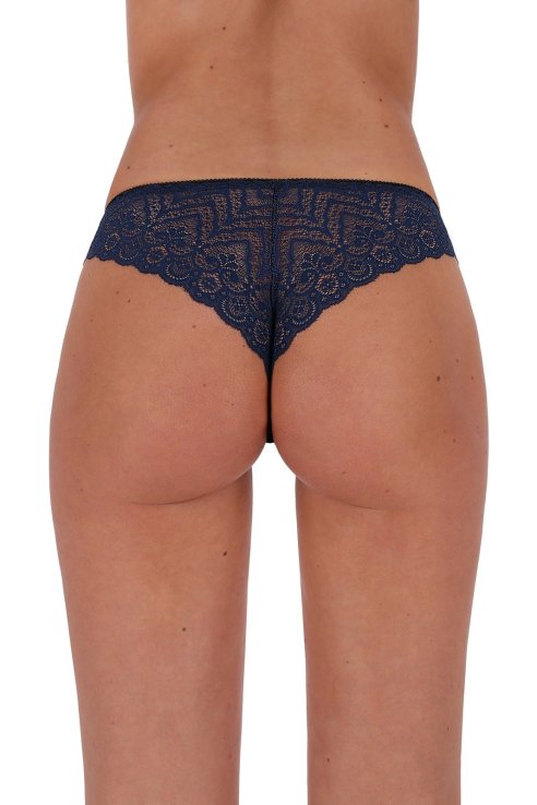 Трусики LYRIA THONG navy blue S/M - Passion