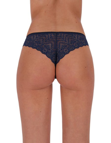 Трусики LYRIA THONG navy blue S/M - Passion