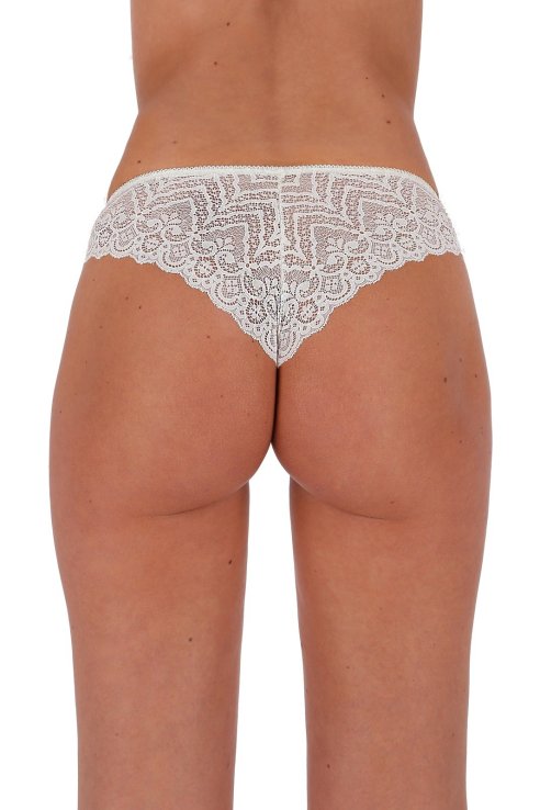 Трусики LYRIA THONG white S/M - Passion