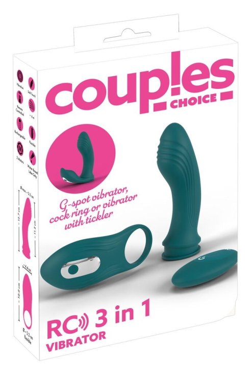 Vibrator RC 3 in 1 Vibrator Couples Choice