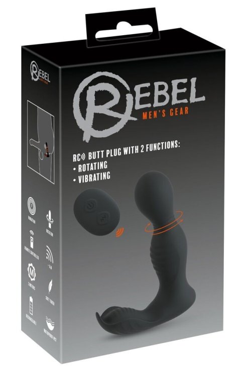 Массажер простаты Rebel Plug with Perineum Stimulator