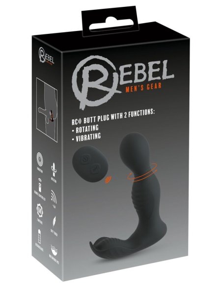 Массажер простаты Rebel Plug with Perineum Stimulator