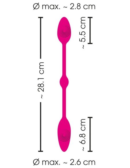 RC Shaking & Vibrating Love Egg Duo