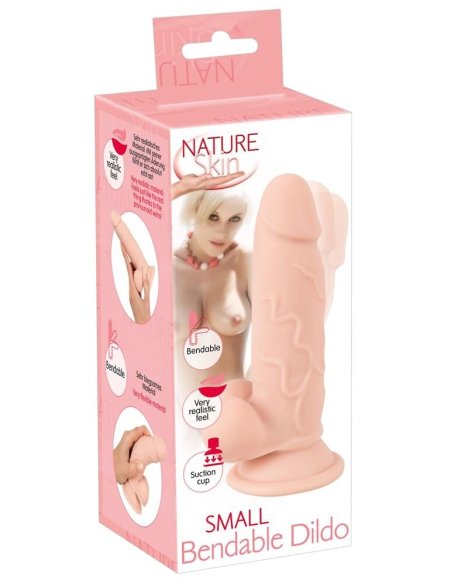 Dildo Small Bendable Dildo Nature Skin