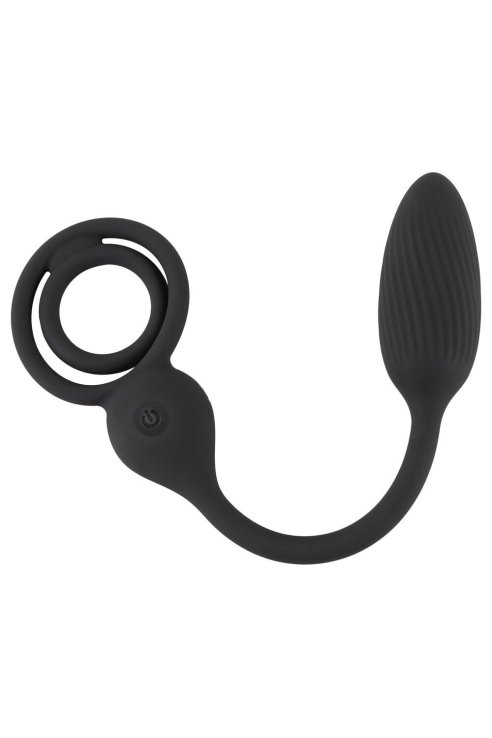 Вибромассажер + кольцо для пениса  Vibrating Prostate Plug with Cock Ring