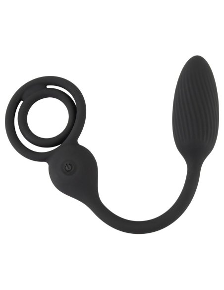 Вибромассажер + кольцо для пениса  Vibrating Prostate Plug with Cock Ring