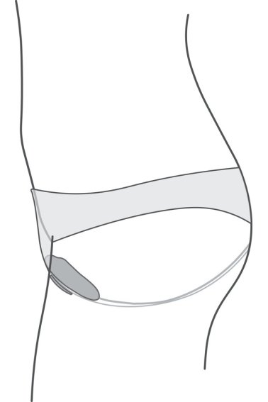 Vibro massager Moxie Lay-on Vibrator by We Vibe 2