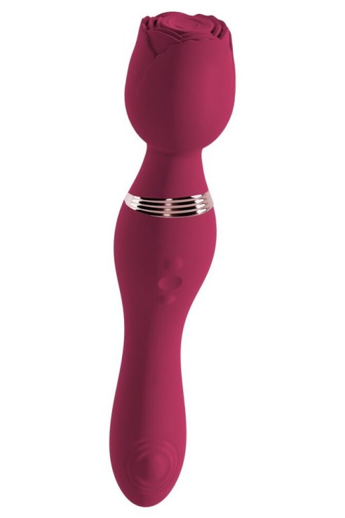 Vibromasazer Thumping Wand Vibrator Rosenrot