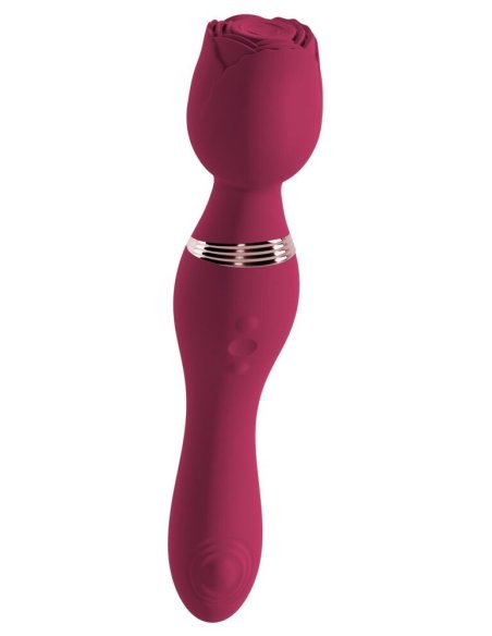 Vibromasazer Thumping Wand Vibrator Rosenrot