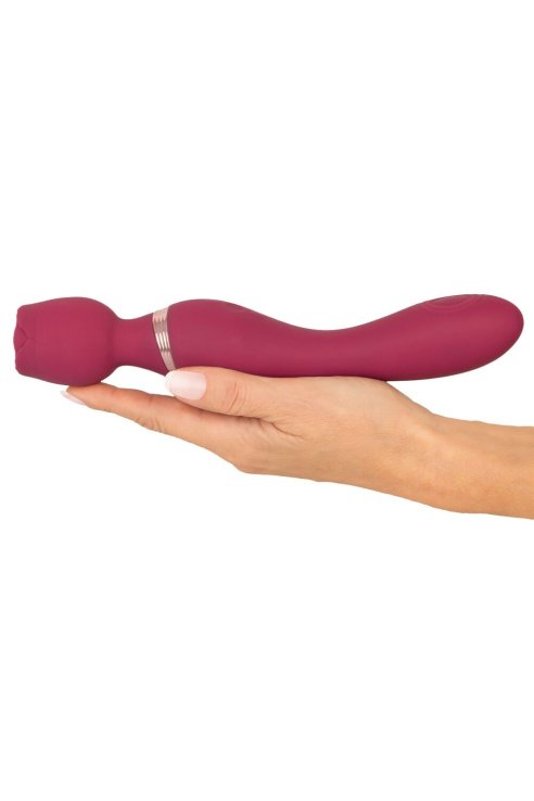 Vibromasazer Thumping Wand Vibrator Rosenrot