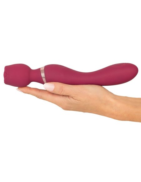 Vibromasazer Thumping Wand Vibrator Rosenrot