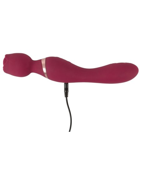 Vibromasazer Thumping Wand Vibrator Rosenrot