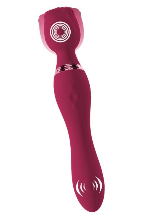 Vibromasazer Thumping Wand Vibrator Rosenrot