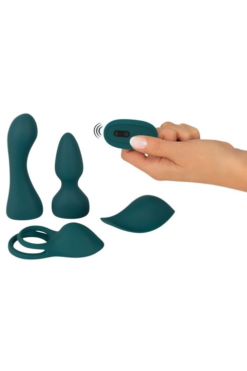 RC Mini Vibrator with 4 Attachments
