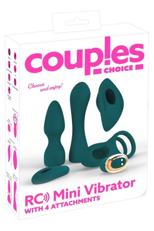 RC Mini Vibrator with 4 Attachments