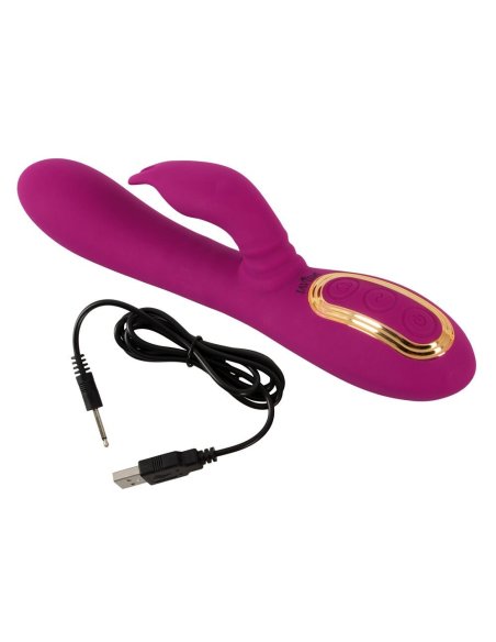 Вибратор со стимулятором клитора 3 Function Vibrator JAVIDA