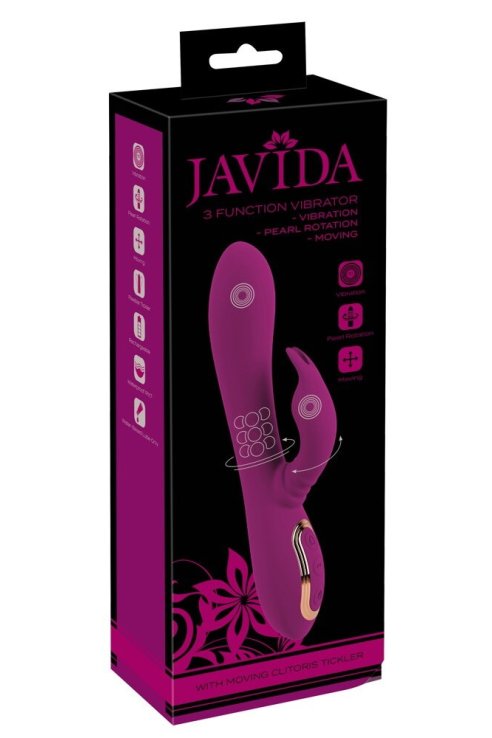 Вибратор со стимулятором клитора 3 Function Vibrator JAVIDA