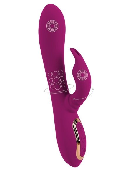 Вибратор со стимулятором клитора 3 Function Vibrator JAVIDA