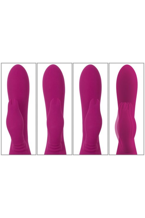 Вибратор со стимулятором клитора 3 Function Vibrator JAVIDA