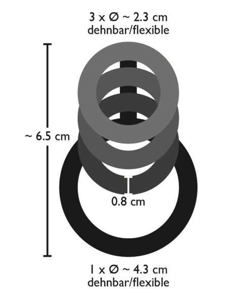 Prsten za penis Cock / testicle ring