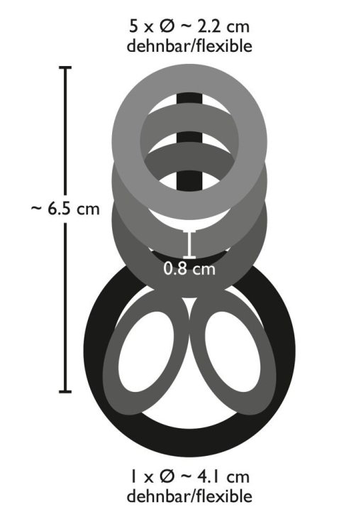 Cock/testicle Ring 4 rings