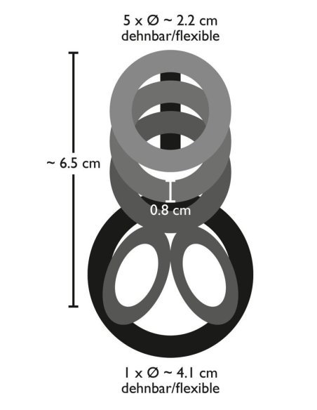 Cock/testicle Ring 4 rings