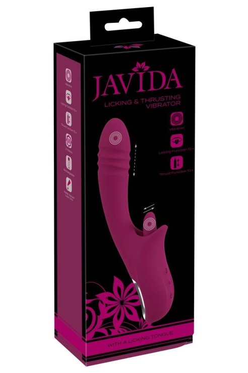 Вибратор со стимулятором клитора 2 Function Rabbit Vibrator JAVIDA