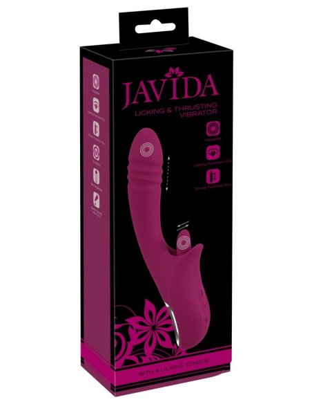 Вибратор со стимулятором клитора 2 Function Rabbit Vibrator JAVIDA