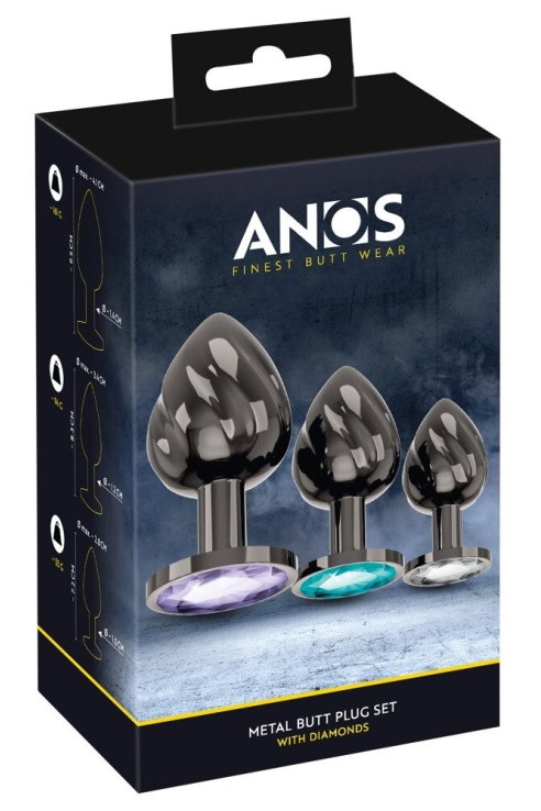 Metal Butt Plug Set ANOS